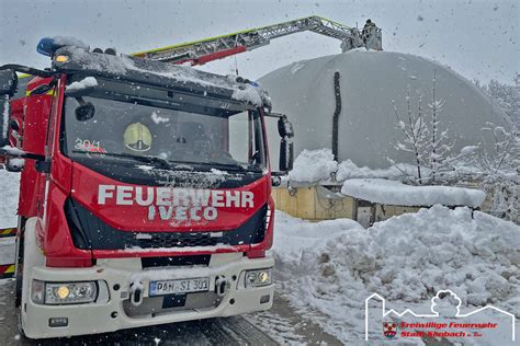 Zahlreiche Eins Tze Wegen Schneefall Freiwillige