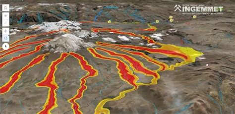 Ingemmet pone a disposición Mapa interactivo en 3D de peligros del