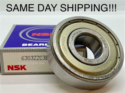 6303ZZ NSK JAPAN 6303 2Z 6303 ZZ Bearings 17 X 47 X 14 Rodavictoria USA