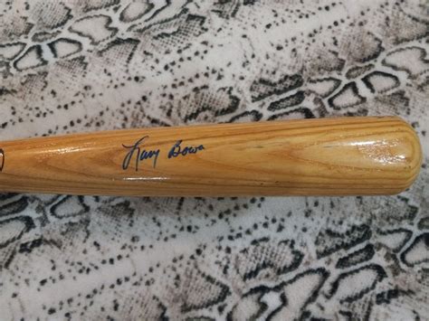 Larry Bowa Autographed Signed Bat Coa Jsa Philadelphia Phillies Cubs Mets