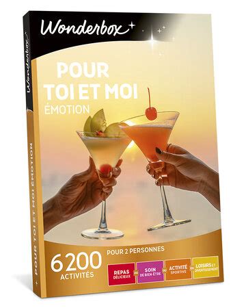 Coffret Cadeau WONDERBOX Pour Toi Et Moi Emotion La Poste