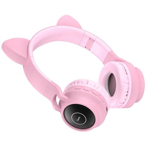 Headphones W27 Cat Ear Wireless Wired Hoco The Premium Lifestyle