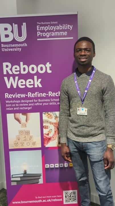 Bournemouth University Business School on LinkedIn: Join us for Reboot Week