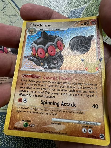 Holo Bleed Claydol Pok Mon Tcg Pokemon Celebrations Th Anniversary