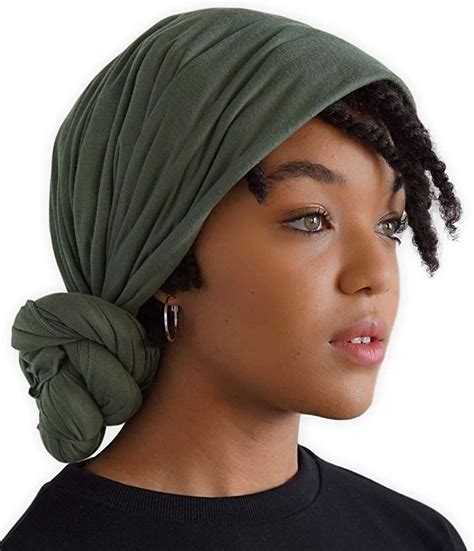 Natural Hairstyles With Scarf