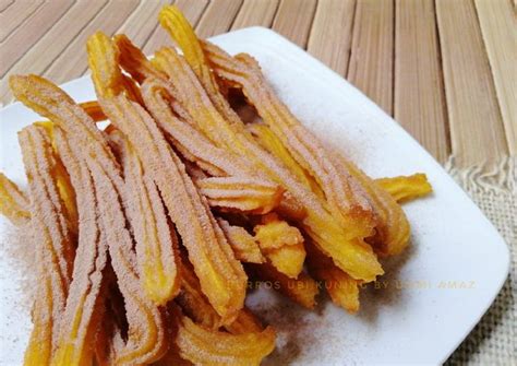 resep churros ubi kuning  bahan  oleh rina primadha cookpad