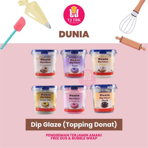 Jual Dunia Glaze 1kg Tersedia Varian Rasa Dark Chocolate White