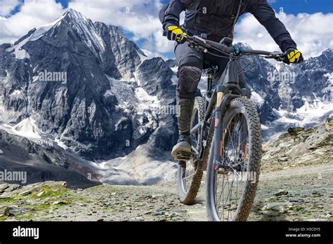 mountain bike rider  protectors rides   single trail  great