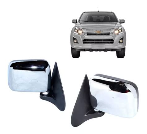 Par Espejo Para Chevrolet Luv Manual Cromado Cuotas Sin Inter S