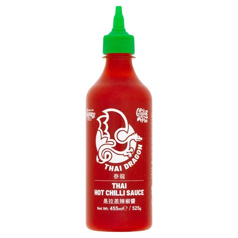 Thai Dragon Thai Hot Chilli Sauce Ml BBQ Chilli Marinades Iceland Foods