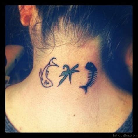 13 Fine Pisces Tattoos On Neck Tattoo Designs