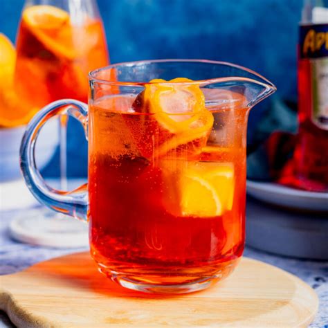 Big Batch Aperol Spritz Pitcher Italian Cocktail A Recipe For Fun