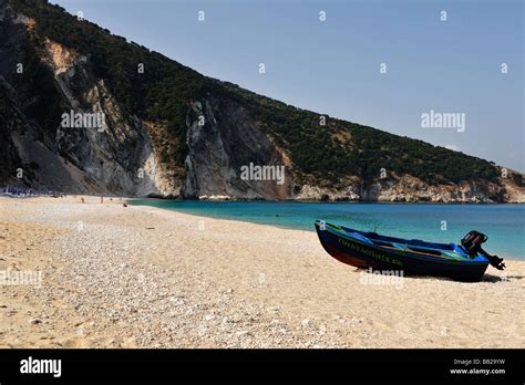 Stunning Myrtos Beach In Kefalonia Greece Said To Be The Most