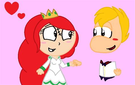 Rayman And Barbara In The Wedding Rayman Legends Character Art Rayman Origins