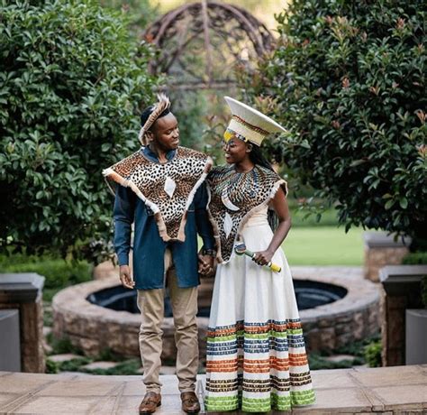 Clipkulture | Couple In Zulu Traditional Wedding Attire