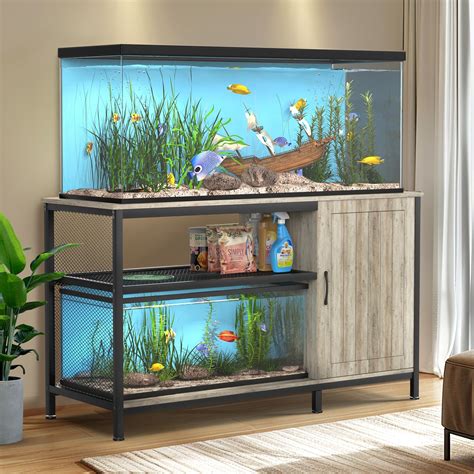 55-90 Gallon Fish Tank Stand Large Aquarium Stand with Accessories ...