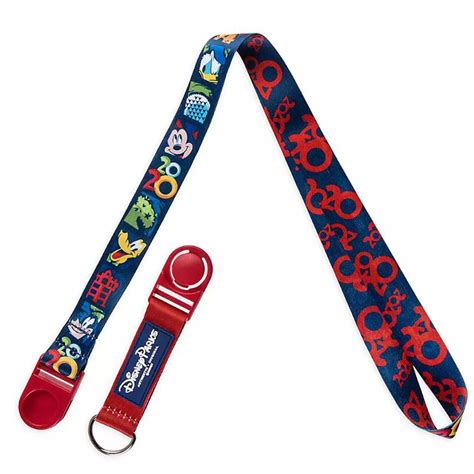 Disney Reversible Lanyard Walt Disney World 2020 Logo