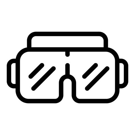 Ski Glasses Icon Outline Vector Winter Sport Equipment 40271817 Vector Art At Vecteezy