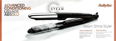 Babyliss Haargl Tter Dampffunktion Steam Shine Styler Gl Tteisen St E