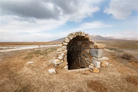 Cave Entrance in Mountain Landscape. Entrance To Underground Well Stock Photo - Image of explore ...