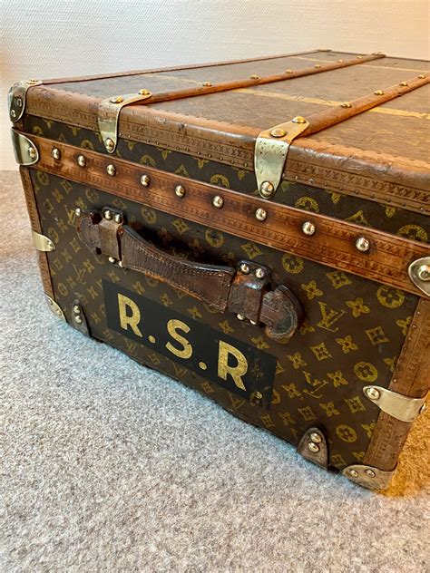 Vintage Louis Vuitton Trunk Monogrammed Semashow