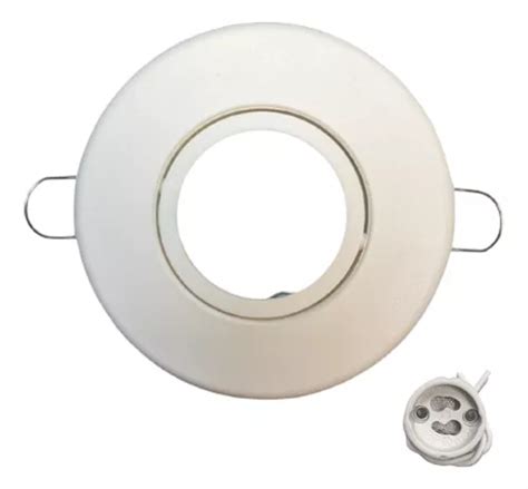 Spot Embutir Pvc M Vil Blanco Z Calo Gu Dicroica Ferrolux Mercadolibre