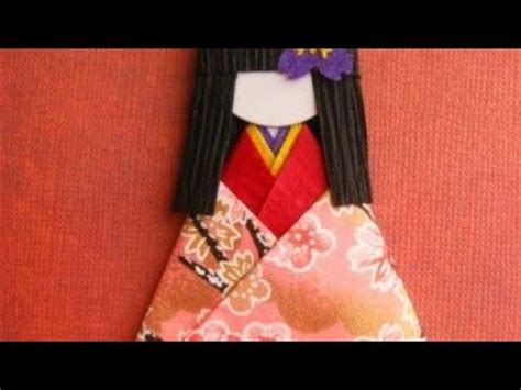 Origami Japanese Doll Tutorial Diy Gudiya Japan Ki Japanese