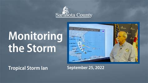 Emergency Update Tropical Storm Ian