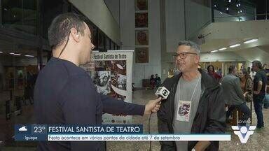 Jornal Tribuna Edi O Festival Santista De Teatro Tem Atra Es Em