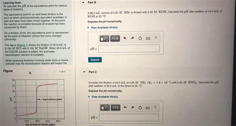 [answered] Learning Goal To Calculate The Ph At The Equivalence Point Kunduz