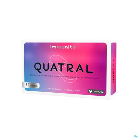 Quatral Caps 60 Nf Résistance Nutrithérapie et bien être Vitamine