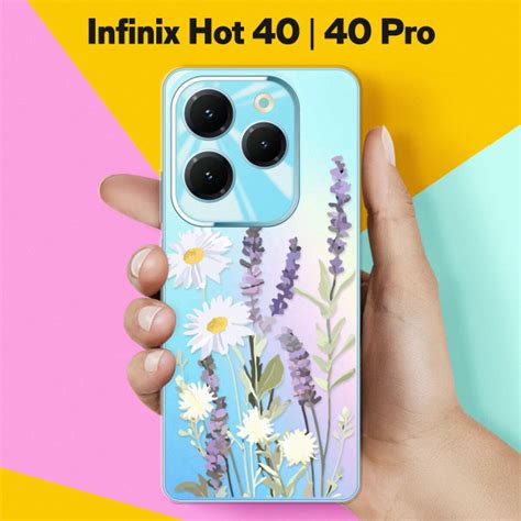 Силиконовый чехол на Infinix Hot Pro Infinix Hot Цветы для