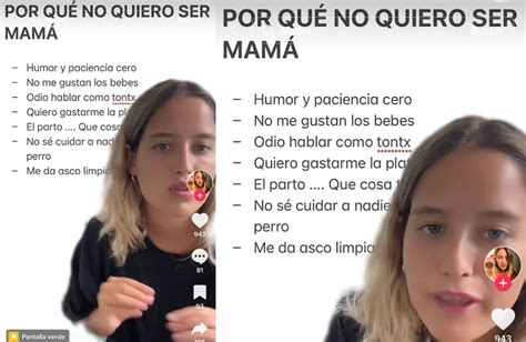 Joven explica que no quiere tener hijos para no cambiar pañales