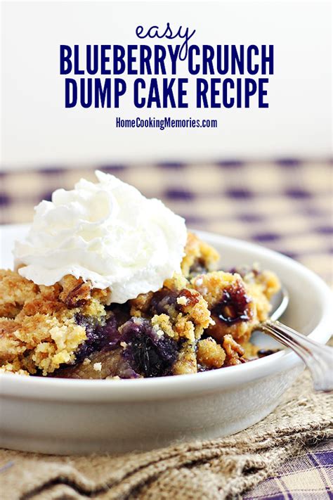 Easy Blueberry Crunch Dump Cake Recipe