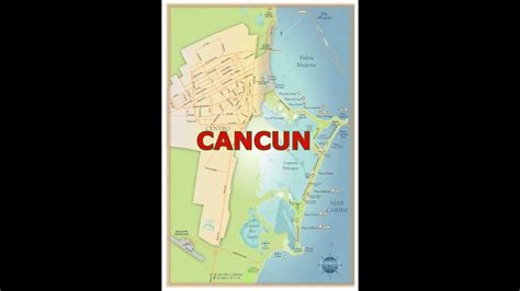 Mapa De Cancun Quintana Roo YouTube