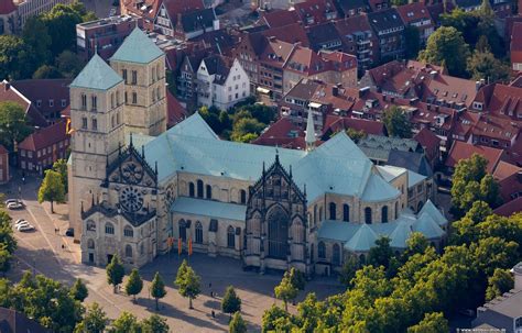 St Paulus Dom Münster Luftbild Luftbilder von Deutschland von