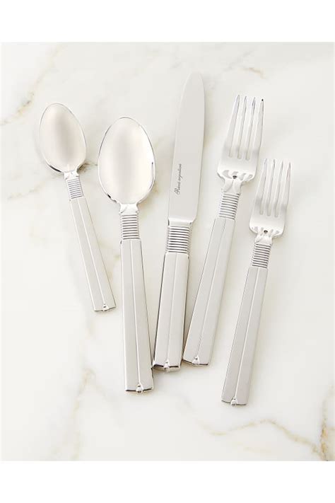 Hampton Forge 75 Piece Elegance Stainless Steel Flatware Set Neiman