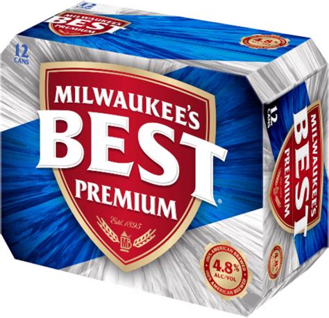 Milwaukee's Best Premium American Lager Beer 12 Cans, 12 ct / 12 fl oz ...