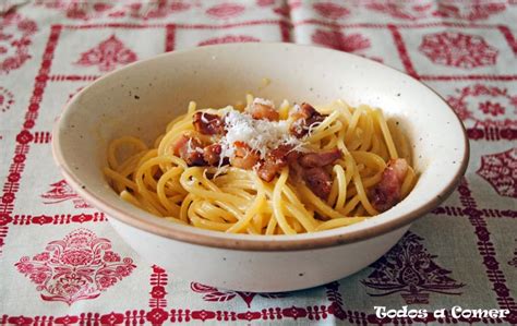 Espaguetis A La Carbonara Receta Original Todos A Comer