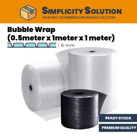 Single Layer Air Bubble Wrap Cm X M M X M Shopee Malaysia