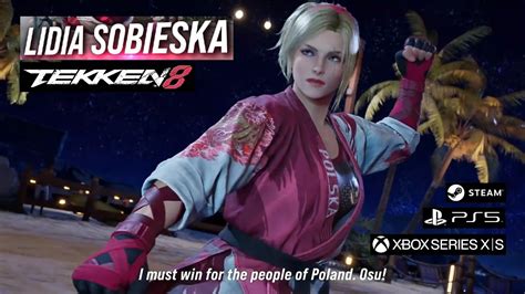 Lidia Sobieska Reveal And Gameplay Trailer Tekken 8 Ps5 Xbox Steam Dlc