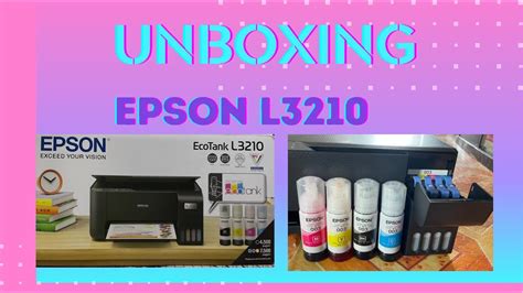 Unboxing Printer Epson L Youtube