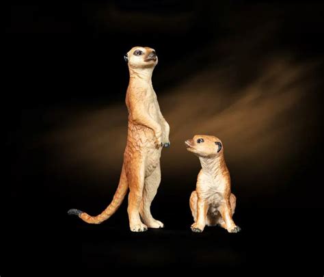 Realistic Meerkat Figures Meerkat Family of Two Set Toy - Etsy