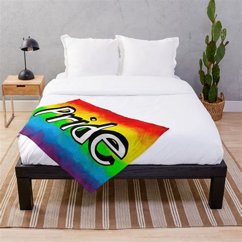 Rainbow Pride Flag 2020 Throw Blanket By Rachael Garcia Throw