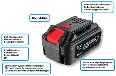 Dmuchawa do liści akumulatorowa Energy 18V Graphite akumulator 4 0Ah