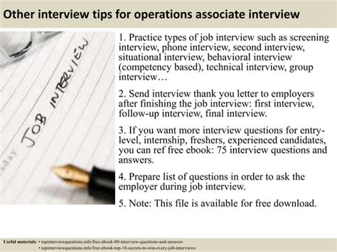 Top 10 Operations Associate Interview Questions And Answers