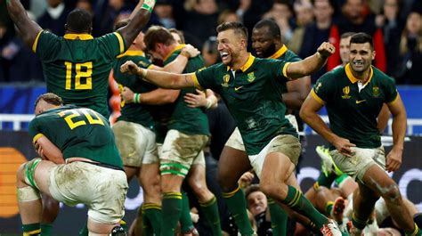 Sudáfrica campeón del Mundial de rugby venció a los All Blacks en la