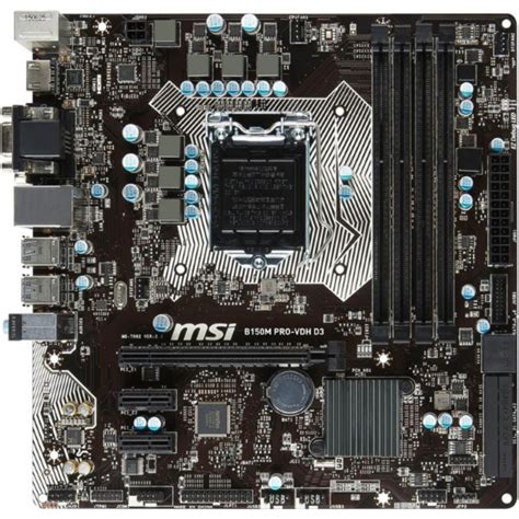 Msi B M Pro Vdh Lga Intel B Hdmi Sata Gb S Usb Gen