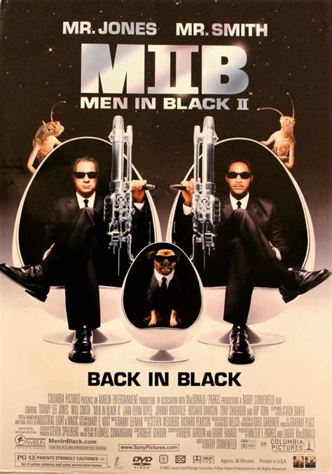 Men in Black II Vintage Concert Poster, Jul 3, 2002 at Wolfgang's