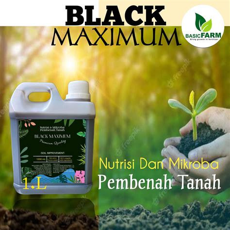 BASICFARM Pupuk Organik Cair Nutrisi Asam Humat Pembenah Tanah Dan